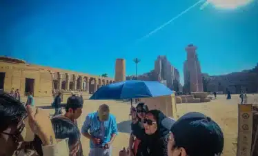Private Luxor day trip from Hurghada Egypt temples and Nile view