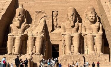 Private Abu Simbel tour from Aswan featuring the Great Temple of Ramses II with a private Egyptologist guide