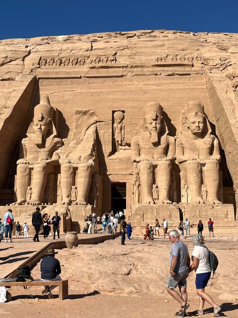 Private Abu Simbel tour from Aswan featuring the Great Temple of Ramses II with a private Egyptologist guide