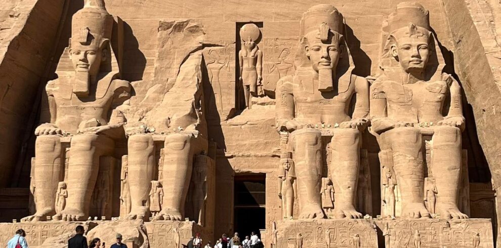 Private Abu Simbel tour from Aswan featuring the Great Temple of Ramses II with a private Egyptologist guide