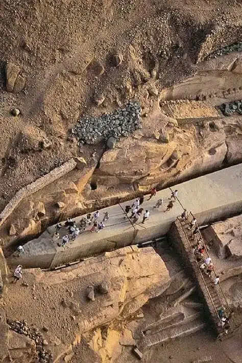 The Unfinished Obelisk in Aswan’s ancient granite quarries