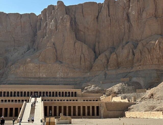 Luxor West Bank Day Tour visiting the Valley of the Kings, Hatshepsut Temple, Medinet Habu, and the Colossi of Memnon