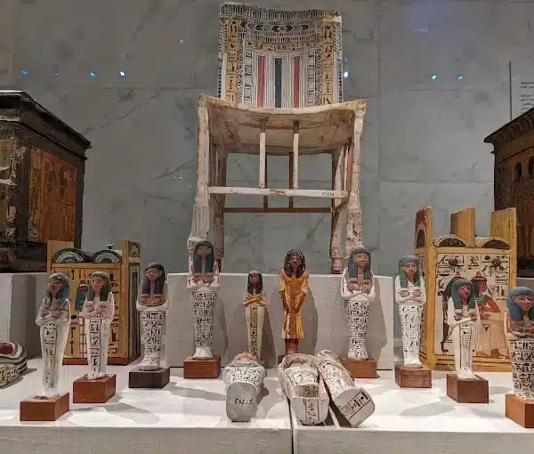 National Museum of Egyptian Civilization building in Fustat Cairo.