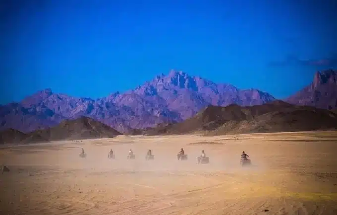 Morning quad bike safari Hurghada desert