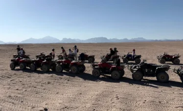 Quad bike safari Hurghada sunset desert