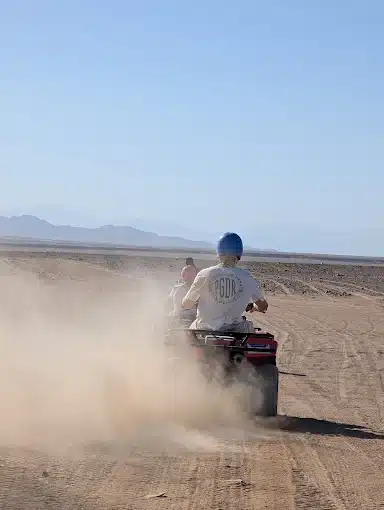 Quad bike safari Hurghada sunset desert