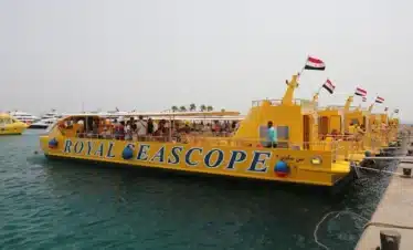 Royal Sea Scope Hurghada panoramic coral reef viewing