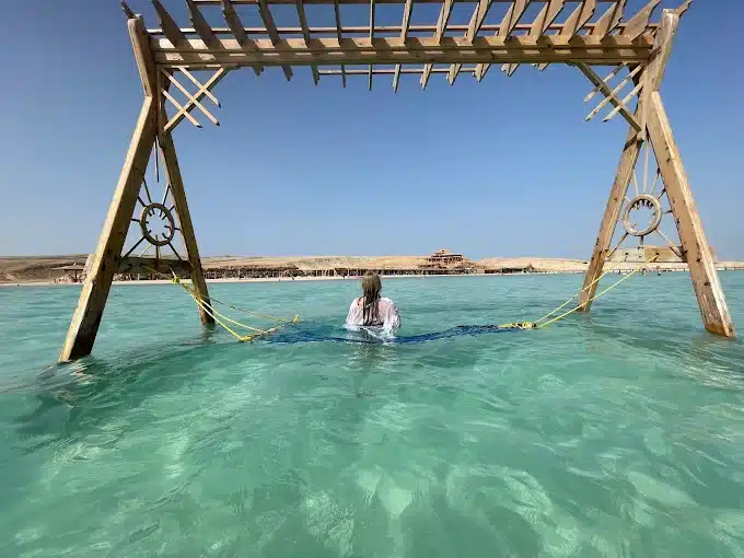 Orange Bay Hurghada private speed boat snorkeling experience