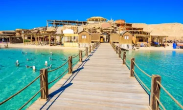 Orange Bay Hurghada private speed boat snorkeling experience