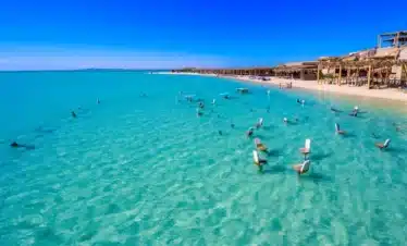 Orange Bay Hurghada private speed boat snorkeling experience