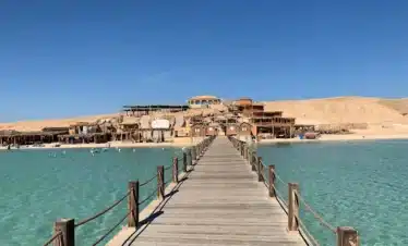 Snorkeling in the Red Sea during Orange Bay trip from Hurghada