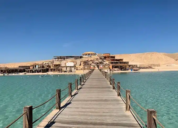 Snorkeling in the Red Sea during Orange Bay trip from Hurghada