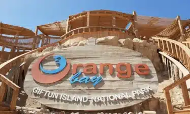 Snorkeling in the Red Sea during Orange Bay trip from Hurghada