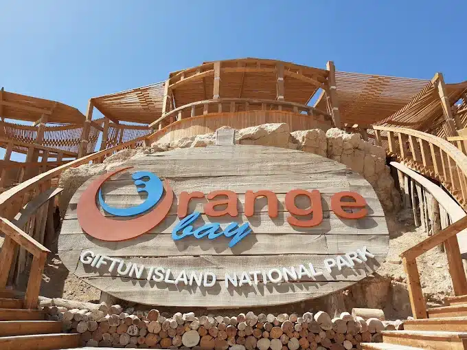 Snorkeling in the Red Sea during Orange Bay trip from Hurghada