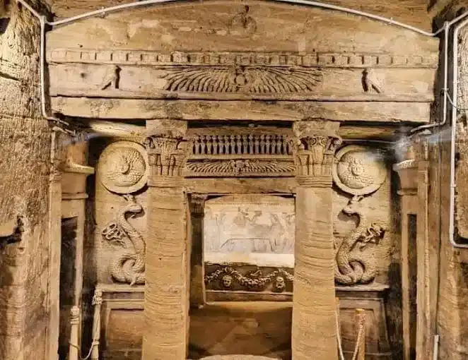 Alexandria day trip from Cairo – Catacombs of Kom El Shoqafa