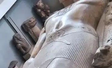 Ancient Memphis site on a Dahshur pyramids tour from Cairo