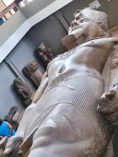 Ancient Memphis site on a Dahshur pyramids tour from Cairo