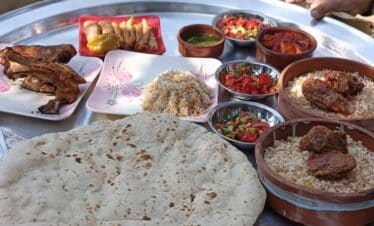 Authentic Egyptian countryside lunch on a Dahshur tour from Cairo