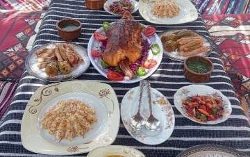 Authentic Egyptian countryside lunch on a Dahshur tour from Cairo