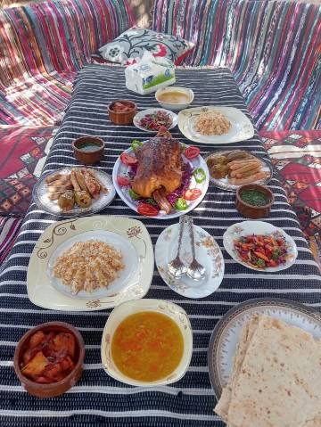 Authentic Egyptian countryside lunch on a Dahshur tour from Cairo