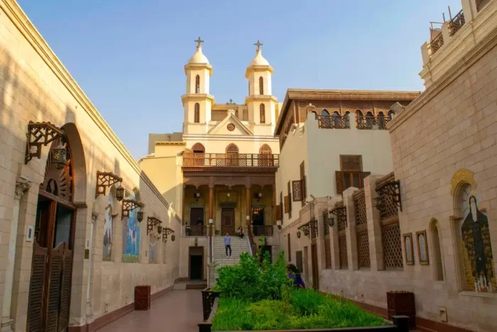 Historic synagogue inside the Religious Complex in Old Cairo