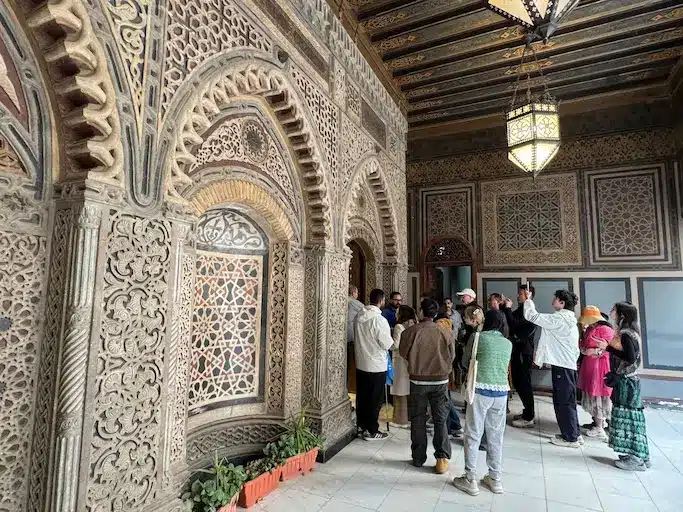 Panoramic view of Coptic Cairo showing churches, synagogues, and ancient architecture
