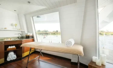 massage room on Nile cruise spa Alyssa