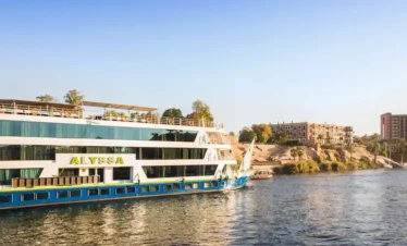Alyssa Nile Cruise ship sailing on the Nile River