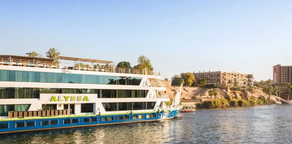 Alyssa Nile Cruise ship sailing on the Nile River