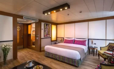 luxury suite cabin on Alyssa Nile Cruise with Nile view