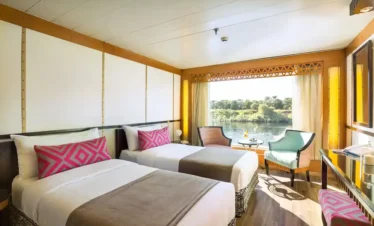 twin cabin room on Alyssa Nile Cruise