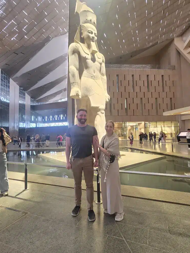 Grand Egyptian Museum modern building Cairo Egypt