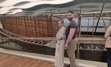 Grand Egyptian Museum modern building Cairo Egypt