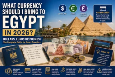 What currency should I bring to Egypt – dollars euros or pounds